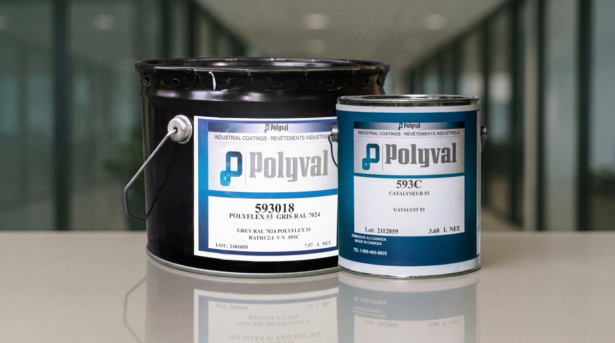 Polyflex 53 Aqua-Guard Plus... Wall, Concrete, Floor, Roof & Foundation Waterproofing, Hydro-insulation Coating (Base: 7.57L, Activator: 3.60L))