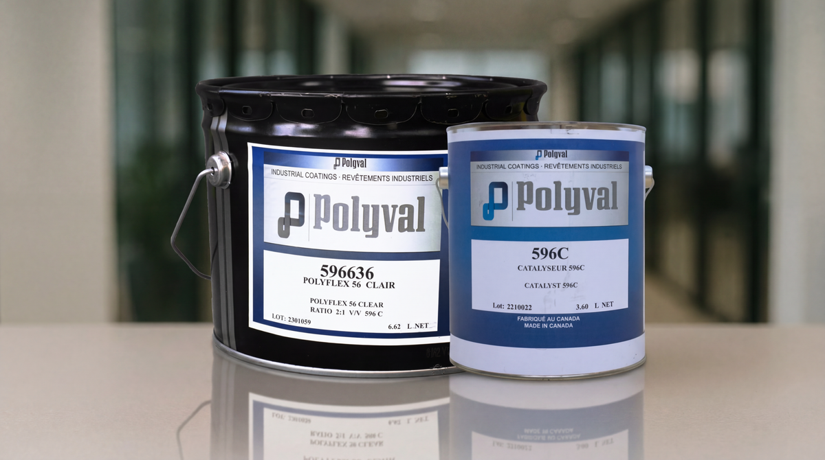 Polyflex 56, Industrial flooring, Waterproofing, Anti-Corrosion-Super UV Resistant Coating (Base: 6.62L, Activator: 3.60 L)