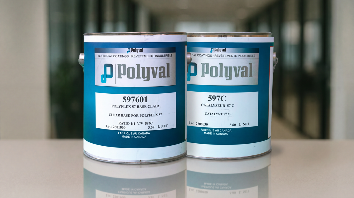 Polyflex 57, Industrial Floor & Waterproofing Coating (Base: 3.67L, Activator: 3.60L)