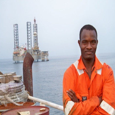Daniel Allotey — ICA founder & CEO, photographed during his Schlumberger offshore oil & gas career